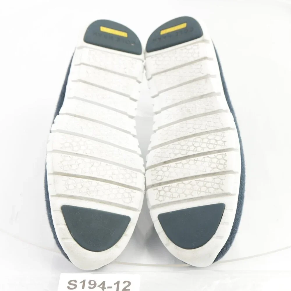 Cole Haan‎ Womens Zerogrand Oxford Sneakers Size 8 Navy Blue Knit Wingtip Shoes